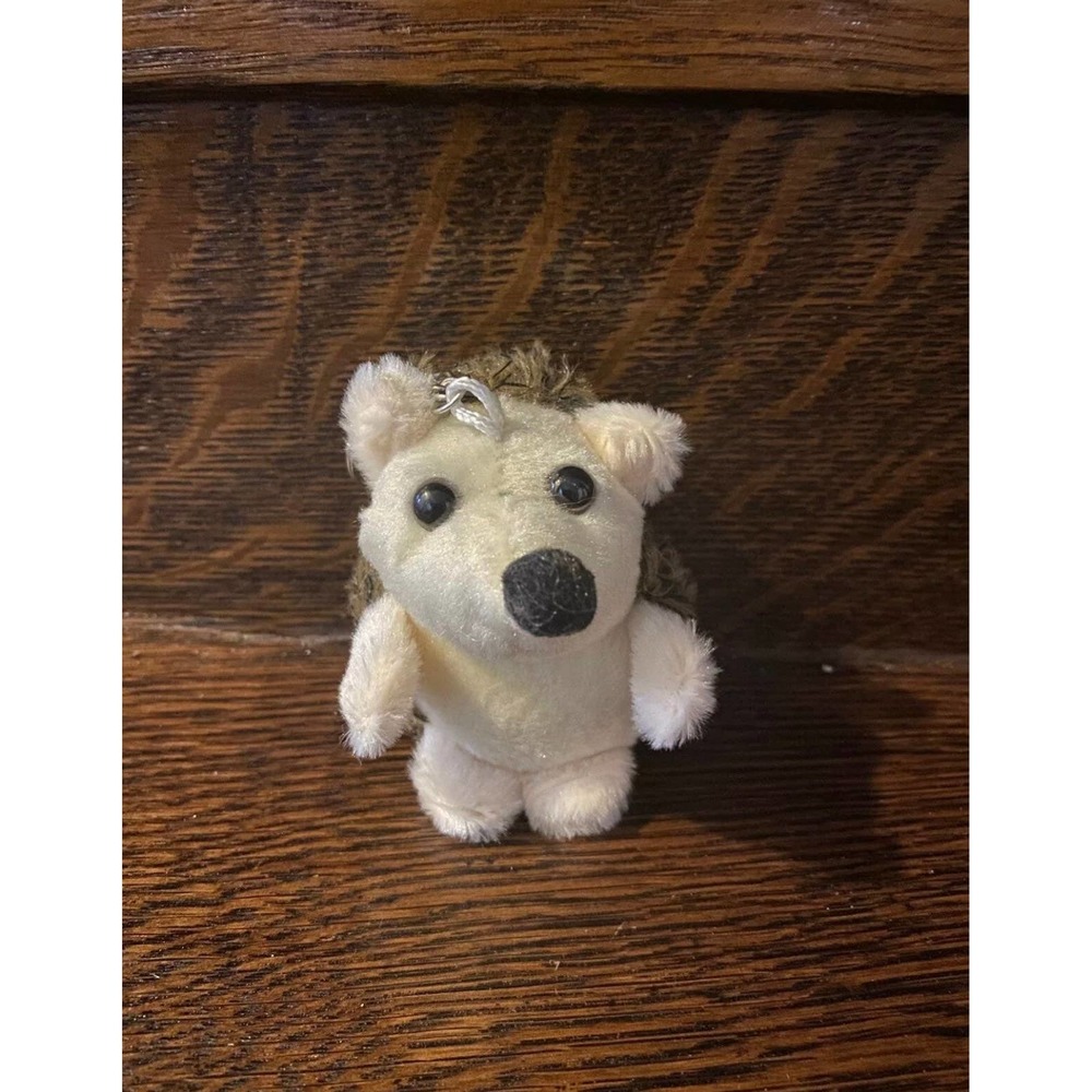 Hedgehog Plush Toy Kids Stuffed Animal Doll Soft Keychain Backpack Dangler Charm